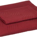 TAÇ Perla Düz Polyester Yatak Örtüsü, Bordo, Tek Kişilik