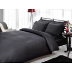 Taç Premium Basic Nevresim Takımı Stripe King Size Siyah - 220 x 240 cm