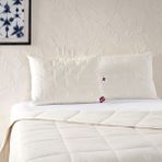 Taç Pure Cotton Tek Kişilik Yastık Beyaz - 50 x 70 cm - Krem Rengi