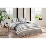 Taç Ranforce Çift Kişilik Nevresim Takımı Echo Kahve - 200 x 220 cm - Açık Kahverengi