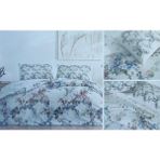 Taç Ranforce Çift Kişilik Nevresim Takımı (Yeni Desen) - Krem - 240 x 260 cm