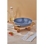 Taç Sera Feel Yanmaz Yapışmaz Seramik Wok Tava 28 Cm/gri