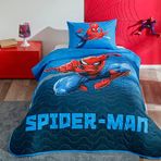 Taç Spiderman Focus Lisanslı Karakter Baskılı Pamuk - Polyester Karışımı Yatak Örtüsü Seti, Çok Renkli, Tek Kişilik (Yatak Örtüsü: 160x230 cm / 1 Adet Yastık Kılıfı: 50x70)