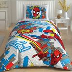 Taç Spiderman Hero Kapitoneli Lisanslı Nevresim Takımı