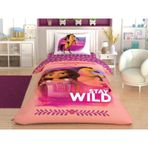 Taç Spirit Stay Wild Lisanslı Pembe 160x220 Cm Tek Kişilik Nevresim Takımı