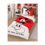 Taç Taç Disney Mickey Lastikli Çarşaflı Tek Kişilik Nevresim Takımı