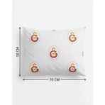 Taç Taraftar Galatasaray Lisanslı Yastık Kılıfı 2' Li - Beyaz - 50 X 70