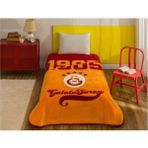 Taç Taraftar Lisanslı Tek Kişilik Battaniye (160X220)-GALATASARAY - Sarı - Kırmızı - 160 x 220 cm