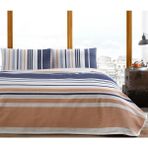Taç Tek Kişilik Pike Takımı - Lacivert - 160 X 230 CM.