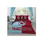 Taç Trabzon Parçalı Logo Pamuk Nevresim Seti