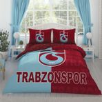 Taç Trabzon Parçalı Logo Pamuk Nevresim Takımı - 200 x 220 cm - Kahverengi