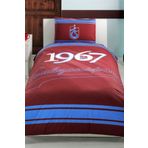 Taç Trabzonspor Logo Lisanslı Tek Kişilik Nevresim Takımı