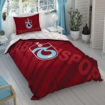 Taç Trabzonspor Logo Pamuk Bordo Nevresim Takımı