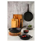 Taç Triton Döküm 3 Parça Tava-Sahan Set (20cm Sahan-24/28 Cm Tava)