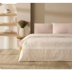 Taç Yeni Sezon Çift Kişilik Jakar Pike Takımı Lınora Pudra - 230 X 250 CM