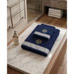 Taç Yeni Sezon Lisanslı Fenerbahçe Bukle 2'li Banyo-Yüz Havlu Set - 70 x 140 cm - 50 x 90 cm - Lacivert