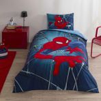 Taç Yeni Sezon Lisanslı Spiderman Rise Tek Kişilik Pamuk Nevresim Takımı - 160 x 220 cm - Mavi