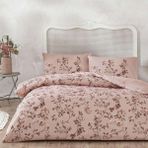Taç Yeni Sezon Ranforce Çift Kişilik Nevresim Takımı Sorel Pembe - 200 x 220 cm