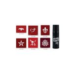 Taç Yıldız Spray Tattoo Geçici Sprey Dövme Seti