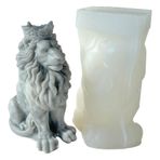 Tacery 3D Aslan Silikon Mum Kalıbı