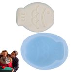 Tacery Mum Yapımı için Silikon Kalıp, Pişirme için Silikon Kalıp, Taiyaki Şekilli Mum Yapımı Kalıp, Tatlı Kalıbı, Kurabiye, Çikolata, Kek, Balmumu Mum Yapımı için Yapışmaz Kalıp