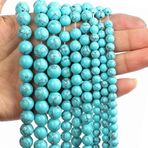 TACOKI Doğal taş boncuklar kaplan gözü Amazonit gül kuvars turquoises obsidian akik boncuk takı yapımı için DIY bilezik 4 6 8 10mm 50 adet