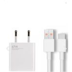 Tactech iPad / iPad Mini / iPad Air / iPad Pro Uyumlu USB Type-C 67W Turbo Şarj Aleti - Beyaz