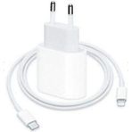 Tactech iPhone 13 / 12 Mini / 8 Plus / 7 Uyumlu Pd Lightning 20W Hızlı Şarj Aleti - Beyaz