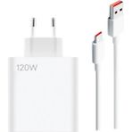 Tactech iPhone 15 Pro / 15 Pro Max / 16 Pro / 16 Pro Max Uyumlu USB Type-C 120W Turbo Şarj Aleti - Beyaz