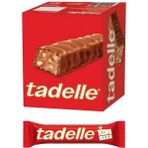 Tadelle King Size Fındıklı Çikolata 52 gr x 16 Adet Sütlü Lezzet ve Çıtır Fındık Parçaları