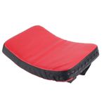 Taekwondo Kick Boks Padü Kavisli Hedefi Yay Şeklinde Tasarım, Dövüş Sanatları Eğitimi İçin Uzay Deri ve Eva Köpük Liner Boyutu 37x25.5x5cm (Kırmızı)