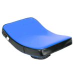 Taekwondo Kick Boks Padü Kavisli Hedefi Yay Şeklinde Tasarım, Dövüş Sanatları Eğitimi İçin Uzay Deri ve Eva Köpük Liner Boyutu 37x25.5x5cm (Mavi)