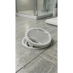 Tafce Balkon, Teras ve Banyo Için Beyaz Modern Yer Süzgeci Kapağı - Yer Süzgeç Gider Kapak - 1 adet