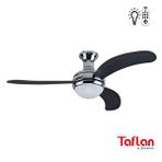 Taflan D48045 Aydınlatmalı Uzaktan Kumandalı Krom Tavan Vantilatörü