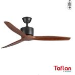 Taflan F52238 Uzaktan Kumandalı Tavan Vantilatörü-Siyah - Siyah - Ahşap