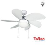 Taflan L36009 Aydınlatmalı Tavan Vantilatörü Beyaz