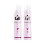 Taft Curl&Flex Saç Köpüğü 3 Numara Uzun Süre Kalıcı Bukleler 150 Ml 2 Adet