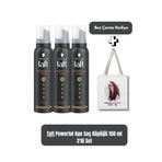 Taft Powerful Age 5 Ekstra Güçlü Saç Köpüğü 150 ml x3 + Bez Çanta Hediyeli
