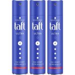Taft Saç Spreyi Ultra Güçlü 4 Güçlü & Dayanıklı Saçlar 250 ml x 3 Adet