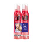 Taft Shine Mousse 2x150 ml Saç Şekillendirici Köpük