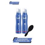 Taft Ultra Güçlendirici 150 ml Saç Köpüğü X 2Adet + Tarak Hediyeli