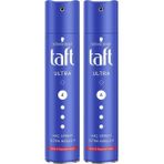 Taft Ultra Güçlü Saç Spreyi 250 ml x 2 Adet Dayanıklı Saçlar için Uzun Süreli Etki