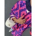 Tafta Colorful Ipek Kapitone Ceket Morcivert - Starlette - Standart