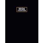 Tagesplaner 2026: Kalender 2026 Buchkalender a4, 1 Seite Tag mit Zeiteinteilung, 365 Tage, Terminkalender, Office Planer, Kalenderbuch