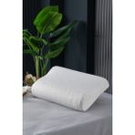 Tago Home Ortopedik Visco 750 GR Yastık Boyun Fıtığı Boyun Düzleşmesi Boyun Destekli Lüks Ortopedik Yastık 750 GR ! - 50 x 32 cm - Beyaz