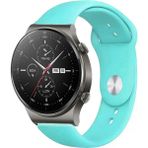 Tagomoon Huawei Watch Gt2 Pro Akıllı Saat Uyumlu Yumuşak Dokulu Silikon Kordon Kayış - Turkuaz