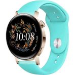 Tagomoon Huawei Watch Gt3 Elegant 42MM Akıllı Saat Uyumlu Spor Silikon Kordon - Turkuaz
