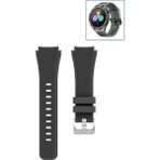 Tagomoon Huawei Watch Gt3 Se Akıllı Saat Uyumlu Kordon Tırtık Desenli Tokalı Silikon Kayış - Siyah