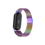 Tagomoon Mi Band 8 , Mi Band 9 Ve Mi Band 10 Ile Uyumlu Kordon Hasır Örgü Metal Mıknatıslı Kayış