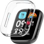 Tagomoon Redmi Watch 3 Active Uyumlu Kasa ve Ekran Koruyucu 360 Tam Koruma Silikon Kılıf - Şeffaf